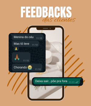 feedbacks das clientes - Carinna de Carvalho