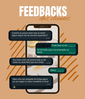 feedbacks das clientes - Carinna de Carvalho