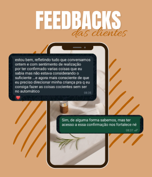 feedbacks das clientes - Carinna de Carvalho