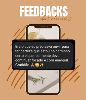 feedbacks das clientes - Carinna de Carvalho